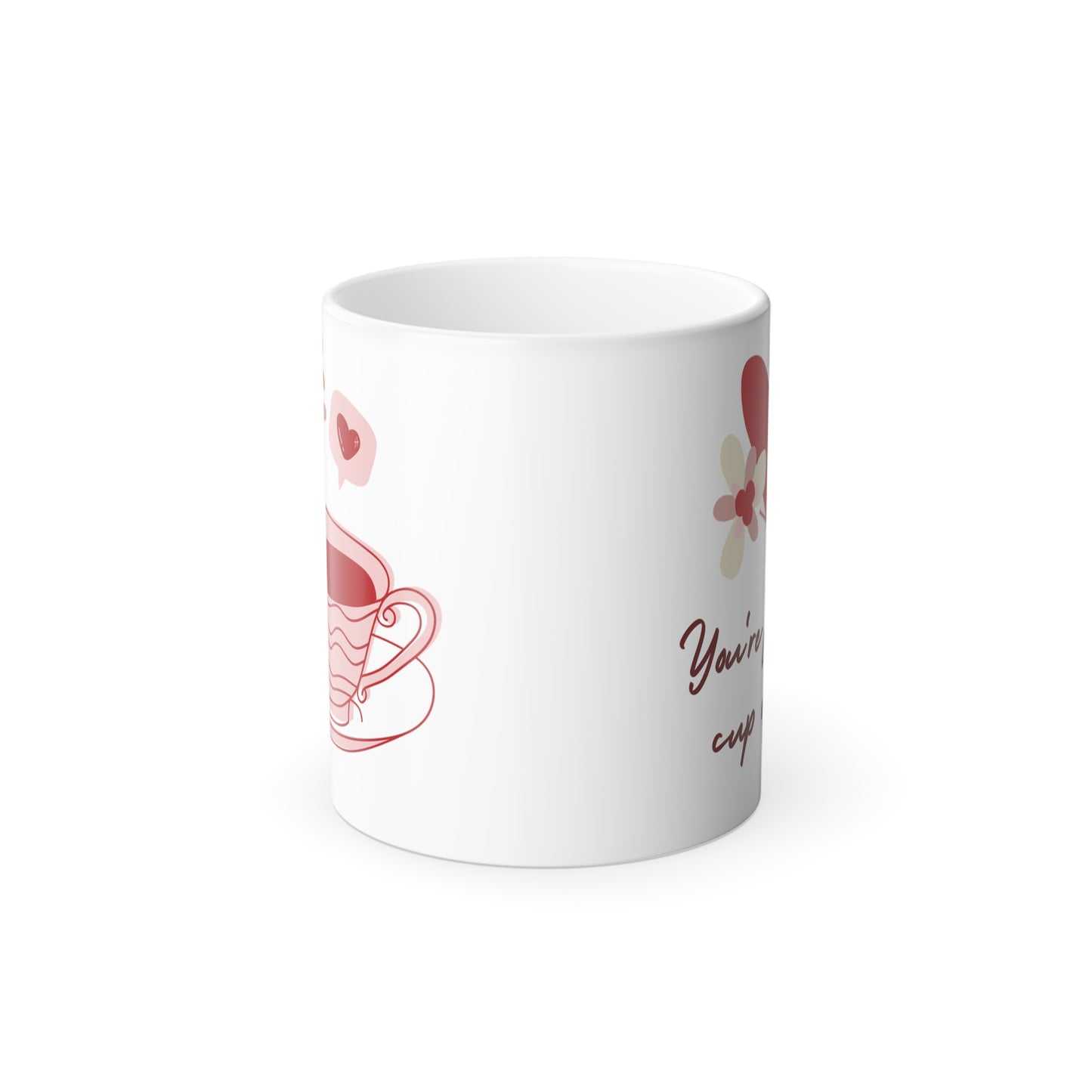 Taza cambiante de color, 11 oz